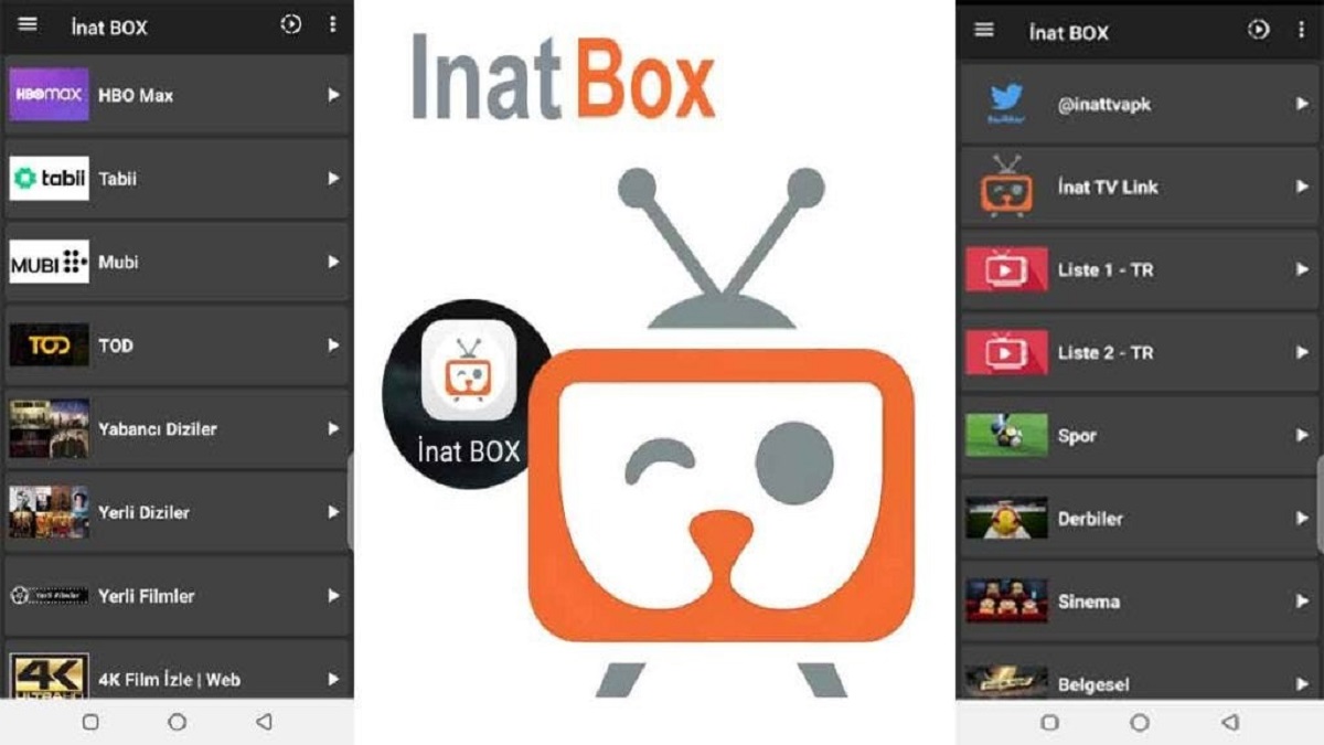 Inat TV Box'i Android'de ücretsiz olarak nasıl indirebilirim?