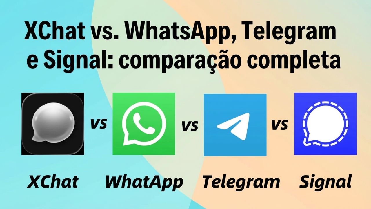 XChat vs. WhatsApp, Telegram e Signal: comparação completa