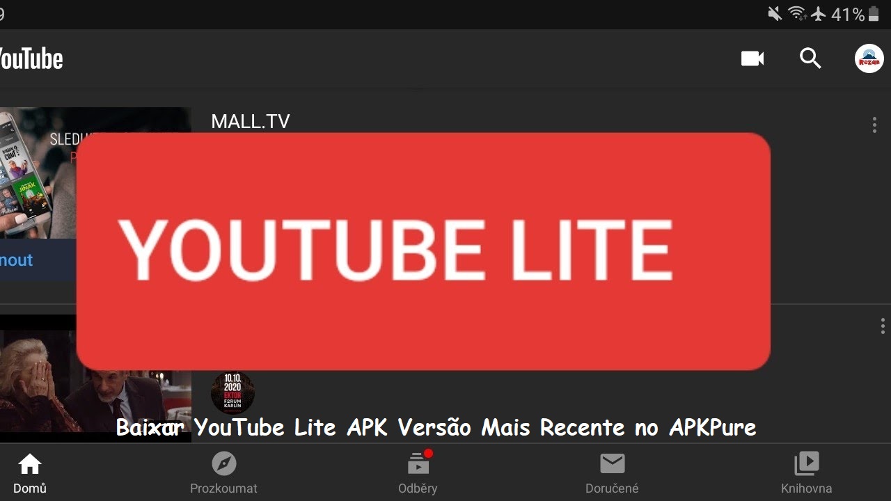 Baixar YouTube Lite APK no APKPure: Obtenha a Versão Mais Recente 2024 image