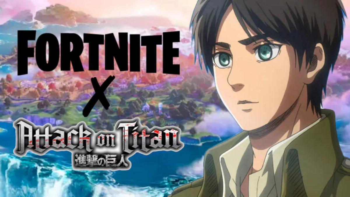 Attack on Titan: Personagens do anime em Fortnite