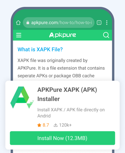 APKPure アプリをダウンロード&インストール