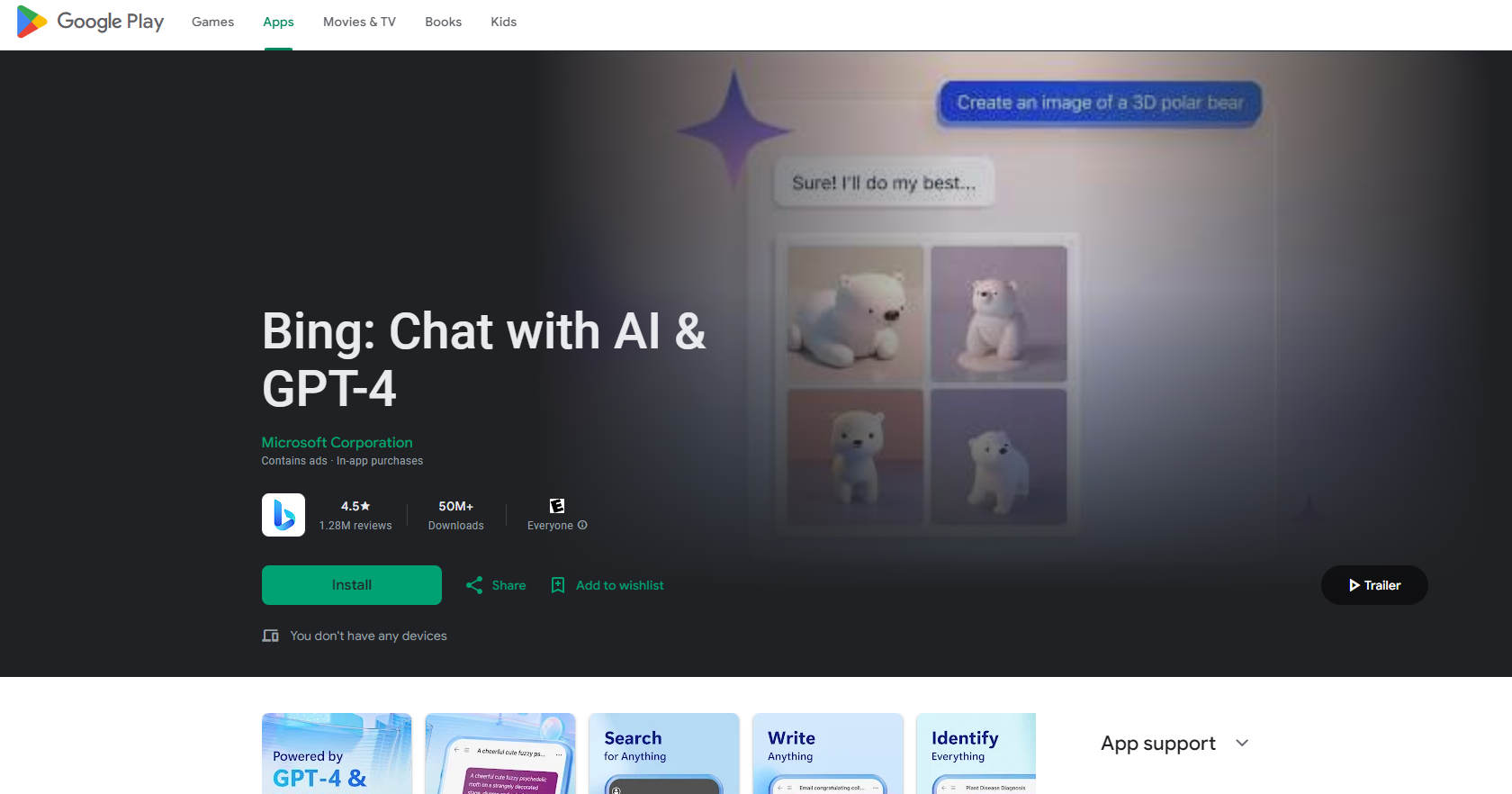 Bing: Chat with AI & GPT-4