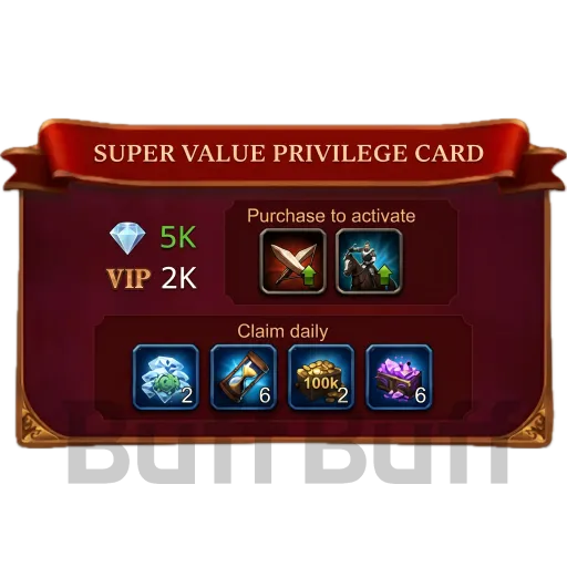 Super Value Privilege Card