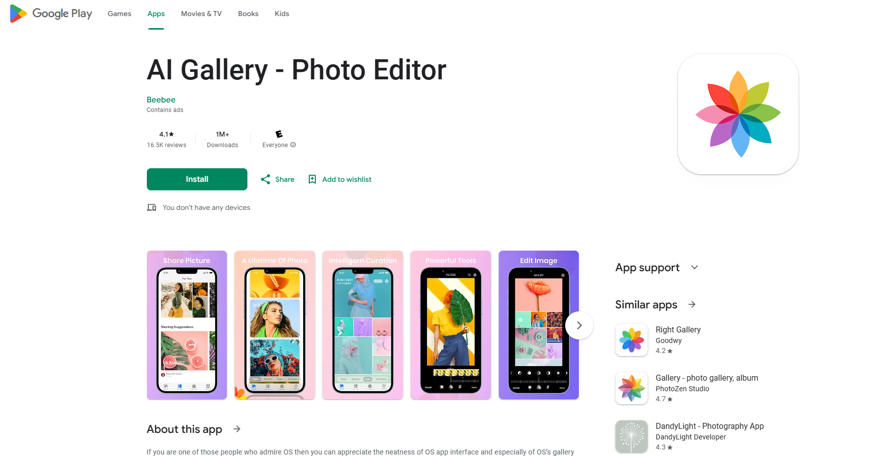 AI Gallery - Photo Editor