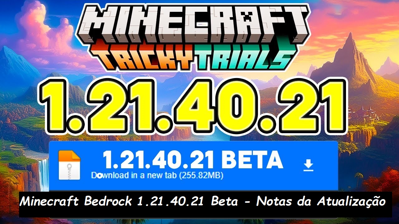 Minecraft Bedrock 1.21.40.21: Novidades da Beta, Mudanças no Inventário Criativo e Correções de Bug image