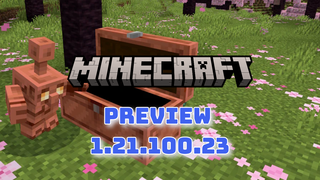 Minecraft Preview 1.21.100.23 APK: Entdecke den neuen Kupfer-Golem und mehr! image