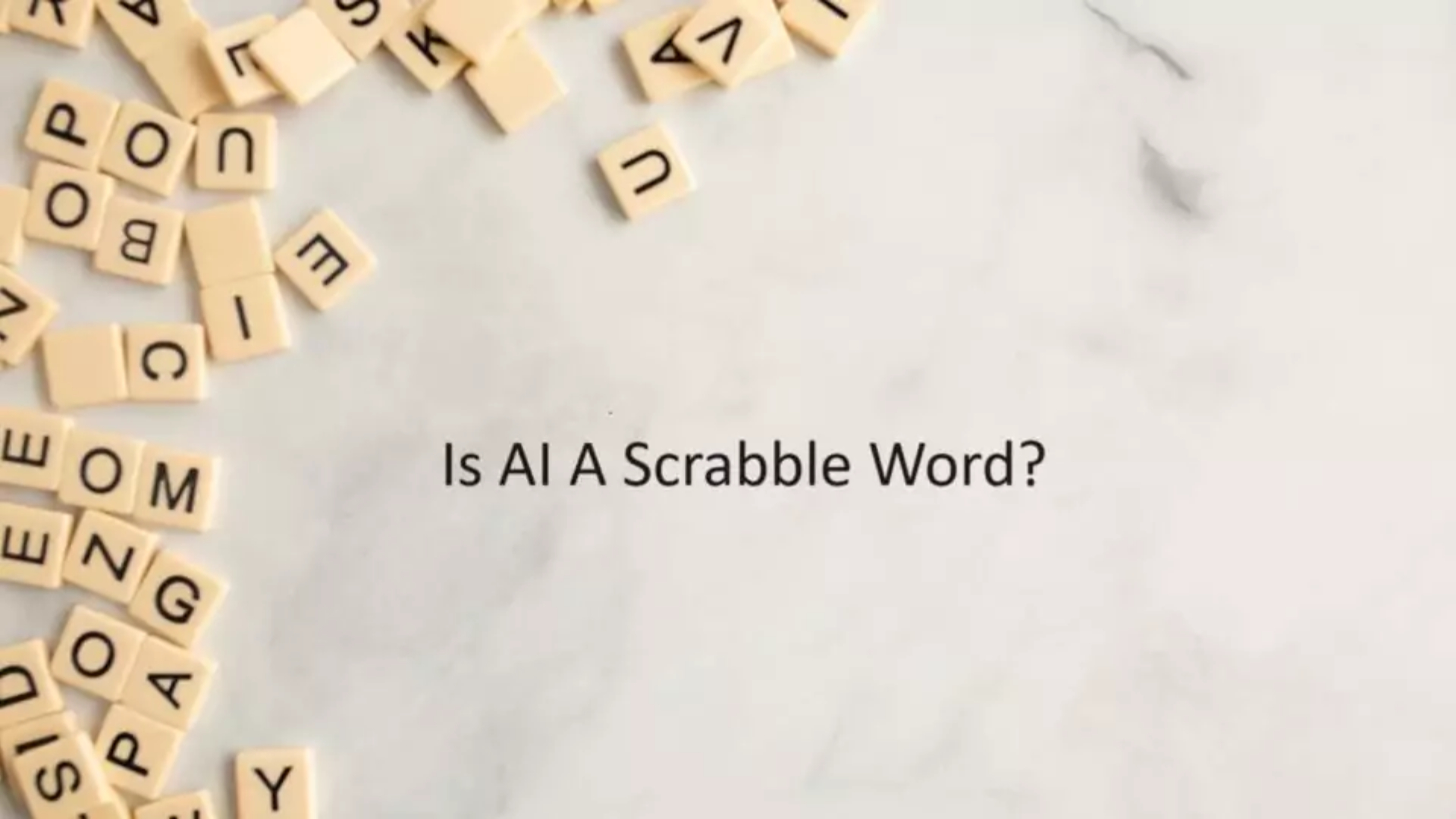 Is AI a Scrabble Word? Exploring the Intersection of Technology and Language