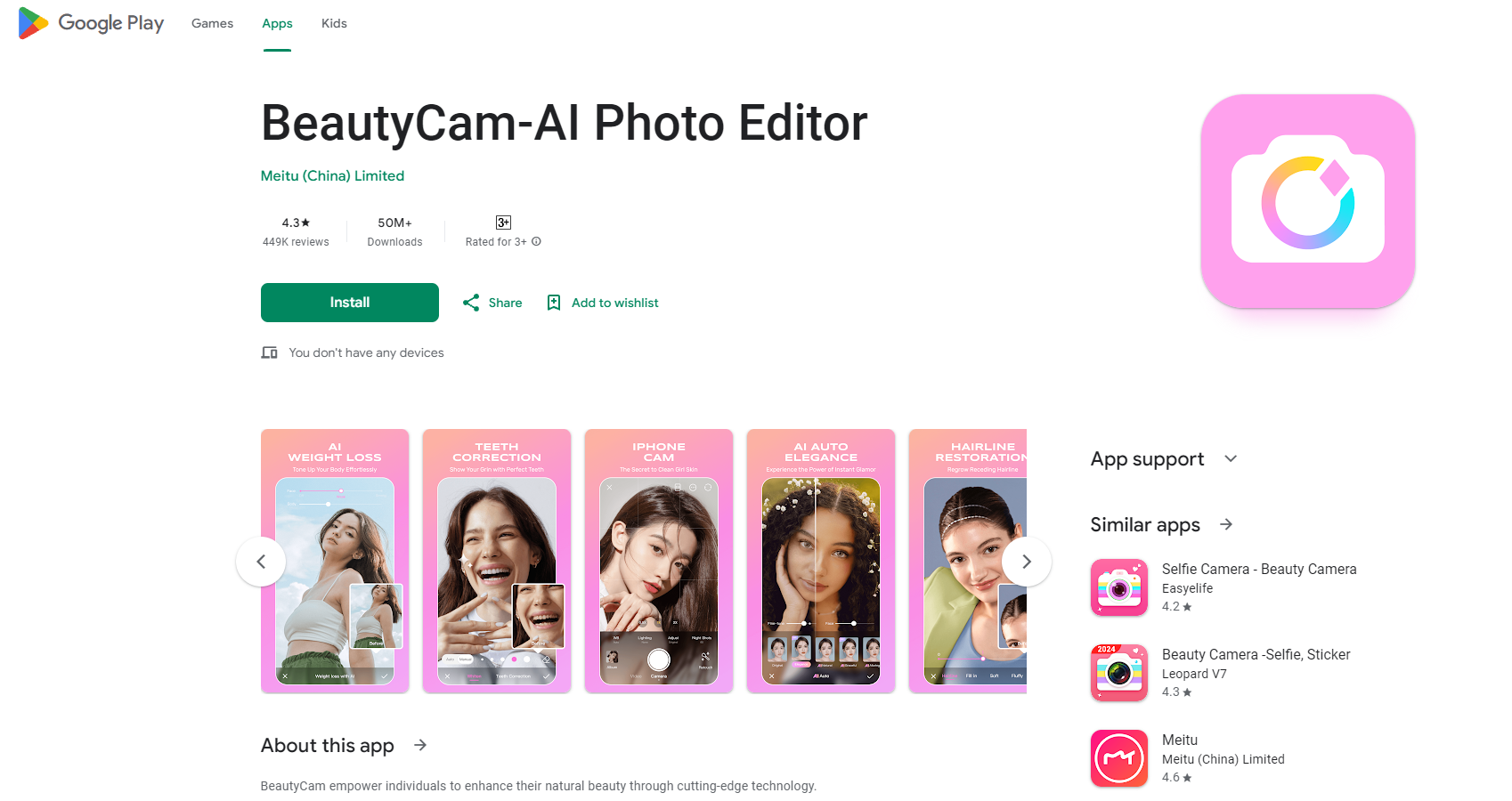 BeautyCam-AI Photo Editor