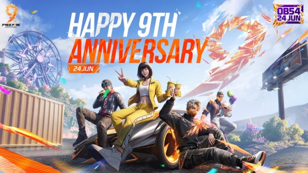 Free Fire OB54: Update Date, 9th Anniversary Events, and New Features