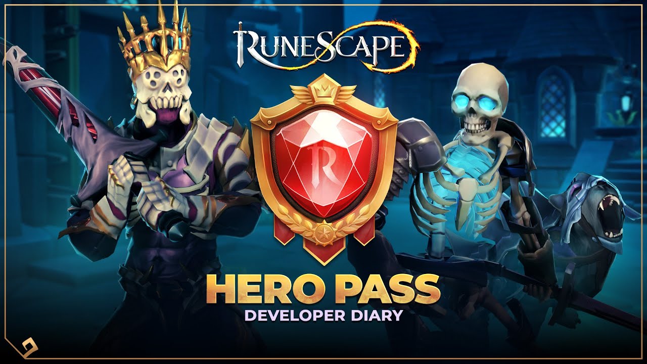 RuneScape lança o novo Passe de Herói, que é a versão do sistema de passes de batalha