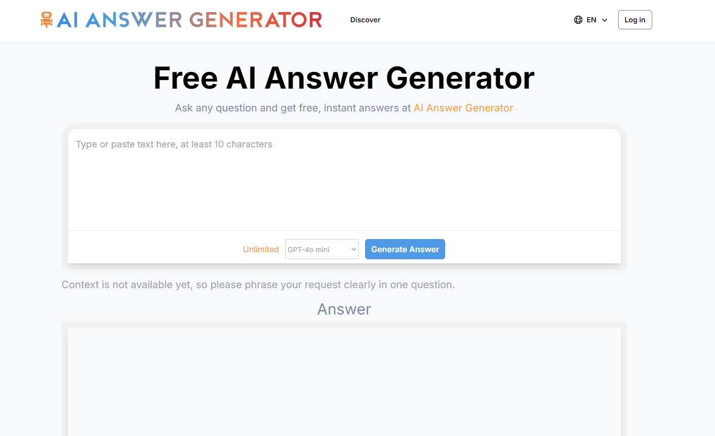 AI Answer Generator