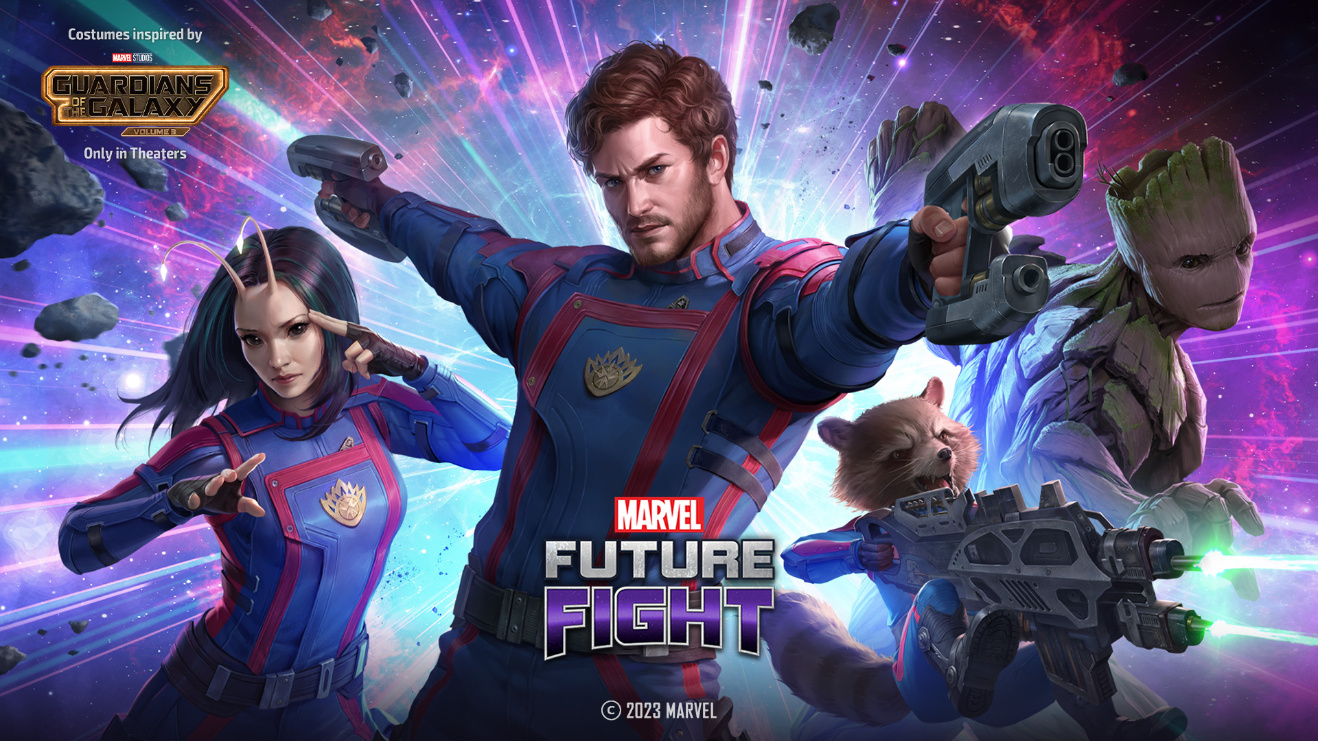 A atualização de maio do Marvel Future Fight é inspirada em Guardiões da Galáxia Vol. 3 image