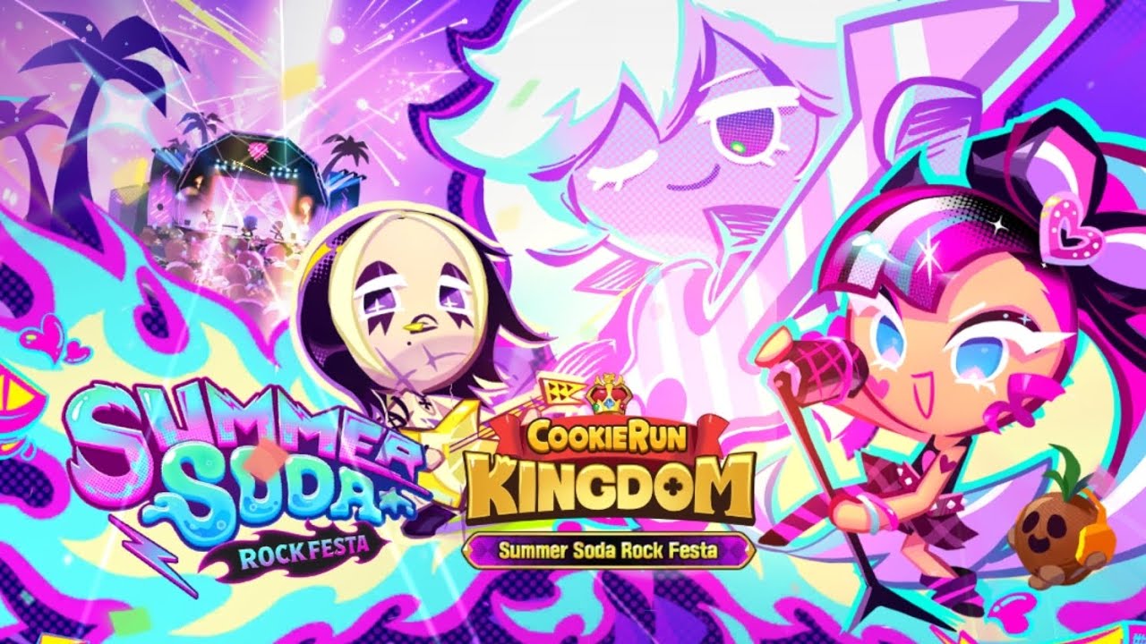 Summer Soda Rock Festa do Cookie Run: Kingdom continua na nova atualização v4.8
