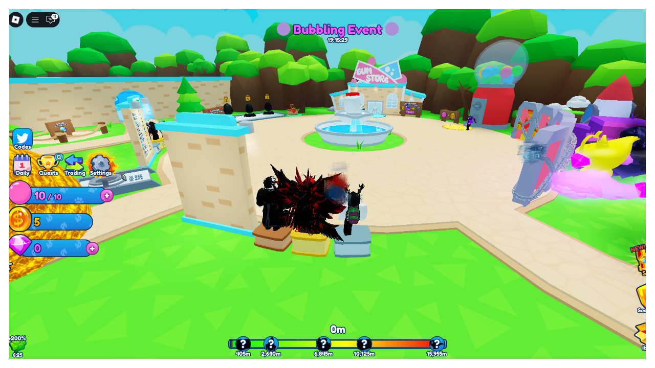 Бесконечные коды для Bubble Gum Simulator (Июль 2025) image