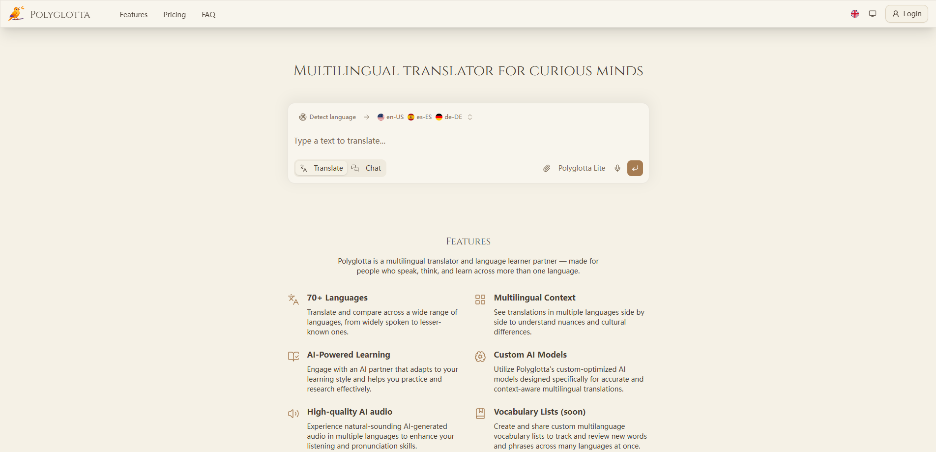 Polyglotta: Reviews, Features, Pricing, Guides, and Alternatives