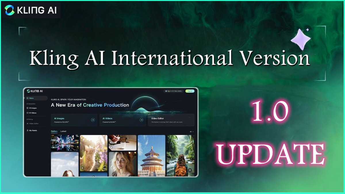 Kling ai international version 1 0 officially released globally