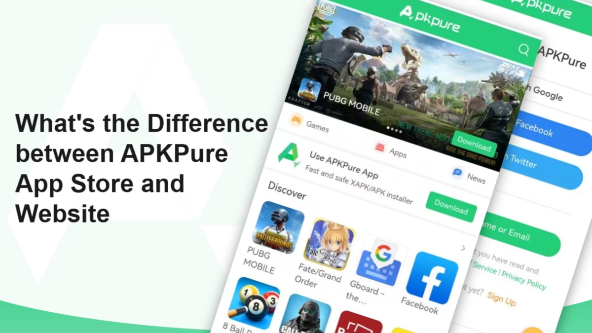 What's the Difference between APKPure App Store and Website image
