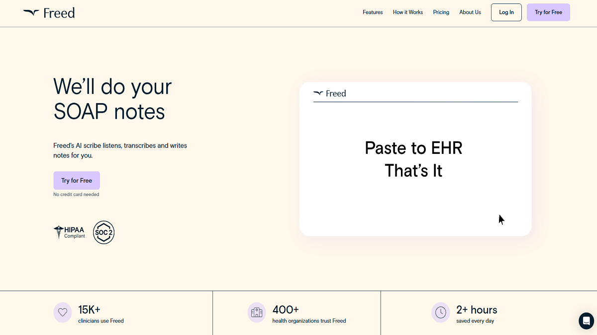 Freed The Ai Medical Scribe For Clinicians Review Freed The Ai Medical Scribe For Clinicians Review
