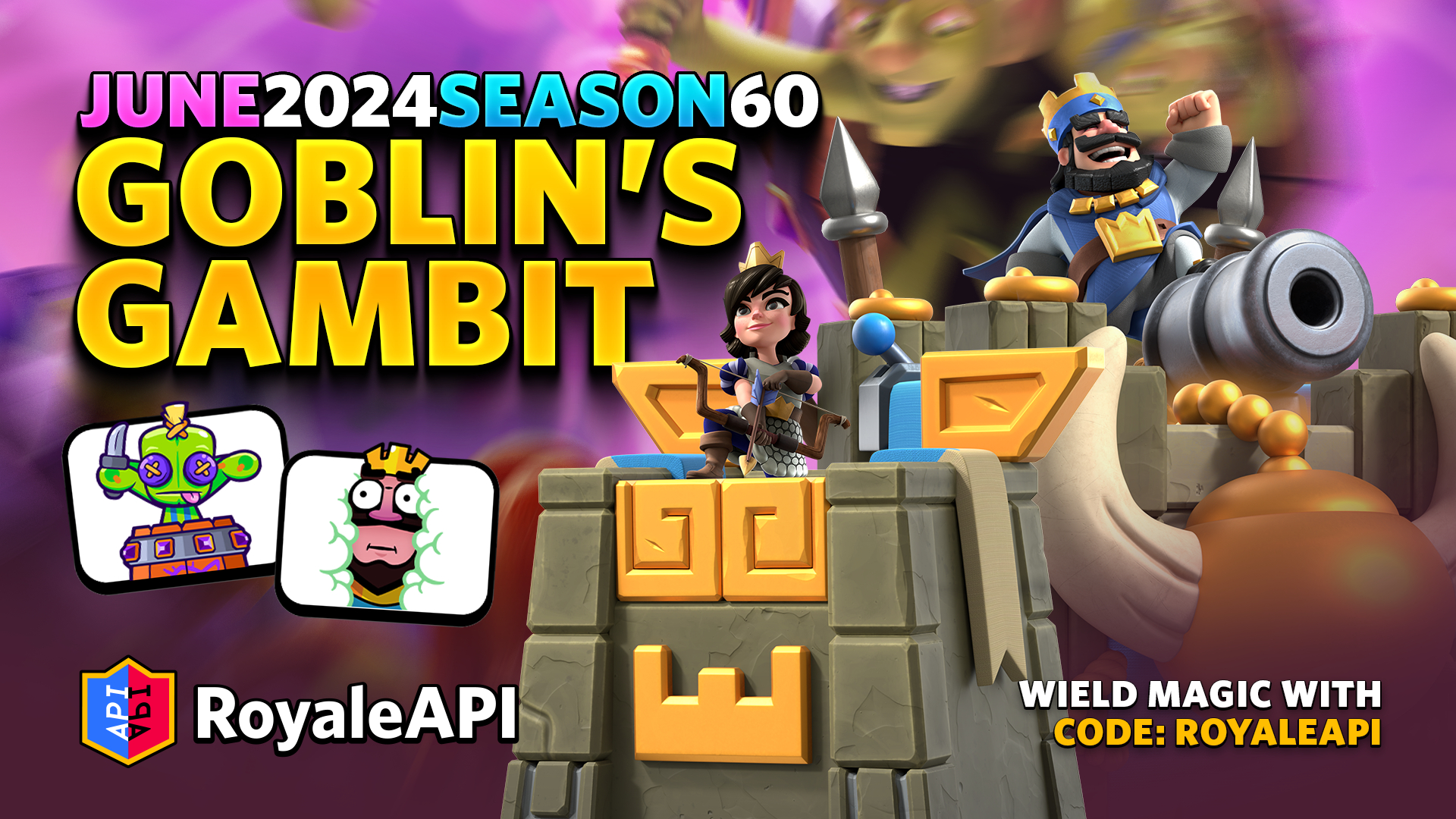 Clash Royale Season 60 ‘Goblin’s Gambit’ June 2024 Update Patch Notes image