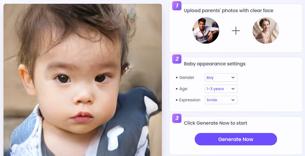vidnoz baby generator