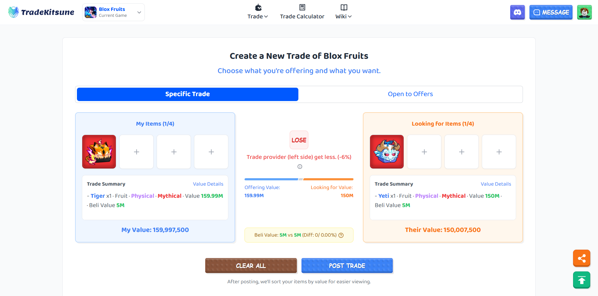 blox fruits trade
