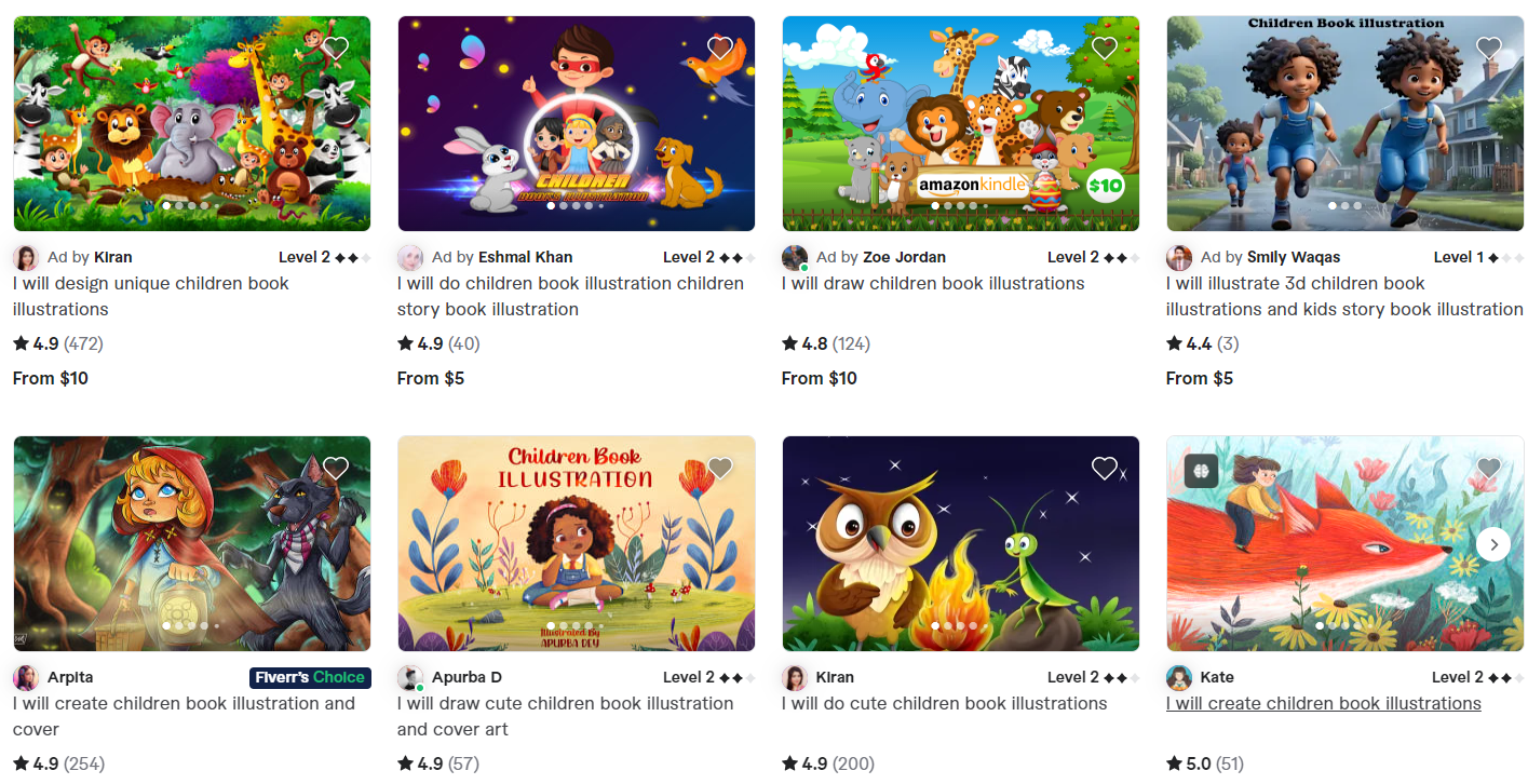 AI Children's Book Illustrations
