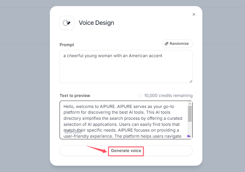 How to use ElevenLabs Voice Design