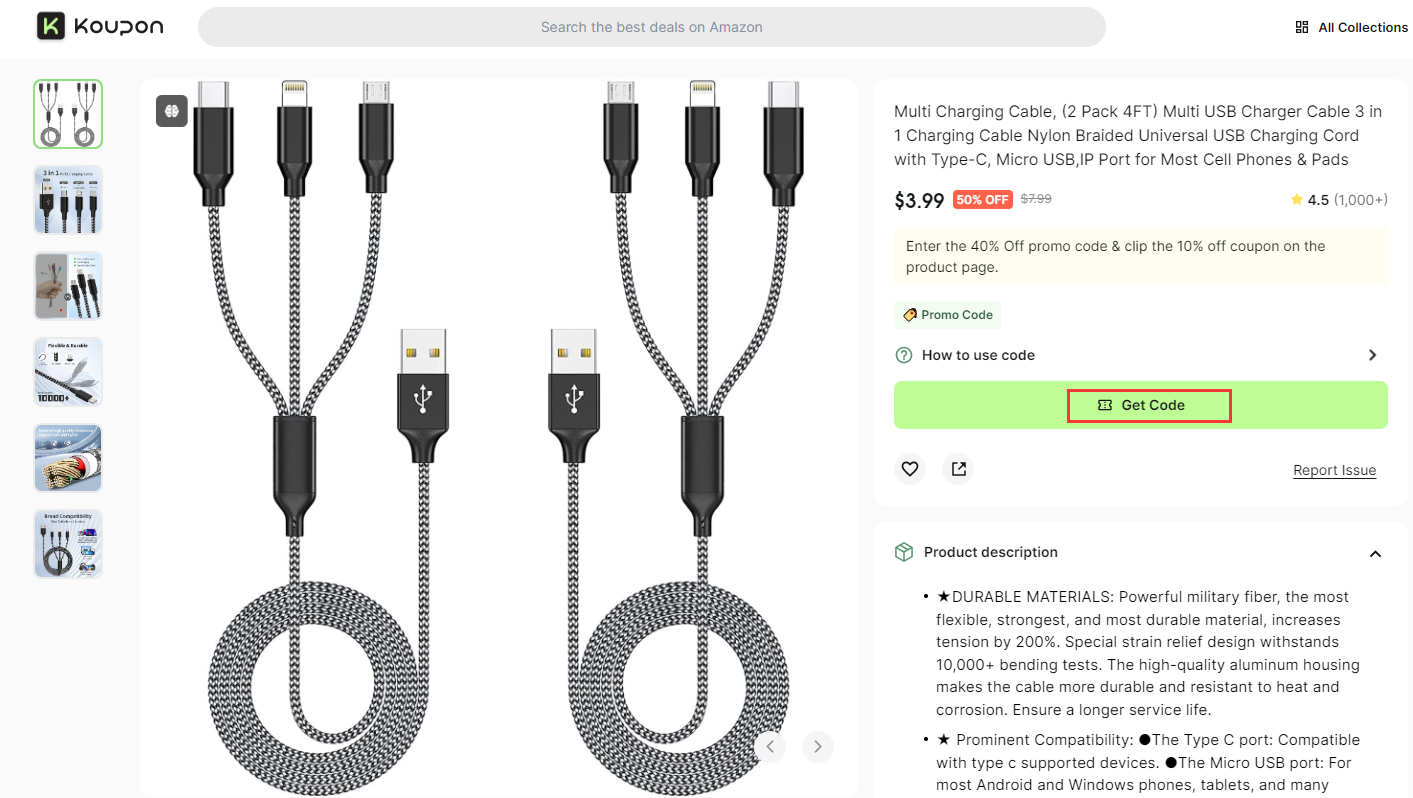 How to Redeem Amazon promo codes on Koupon ai