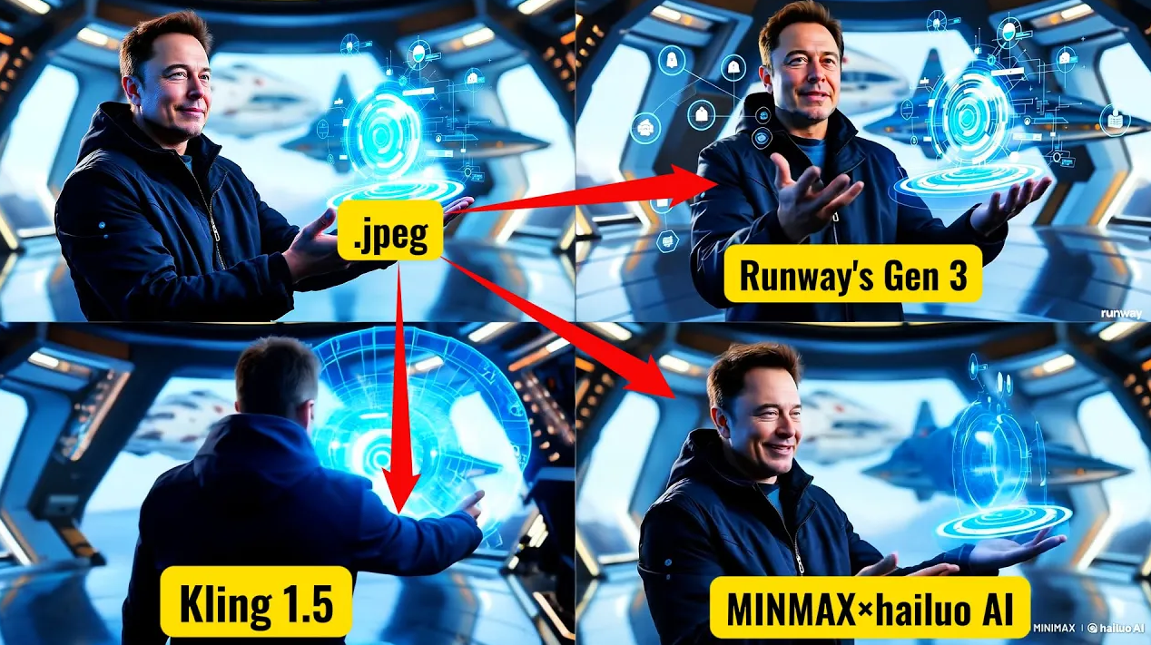 Kling AI 1.5 VS Hailuo AI VS Gen 3