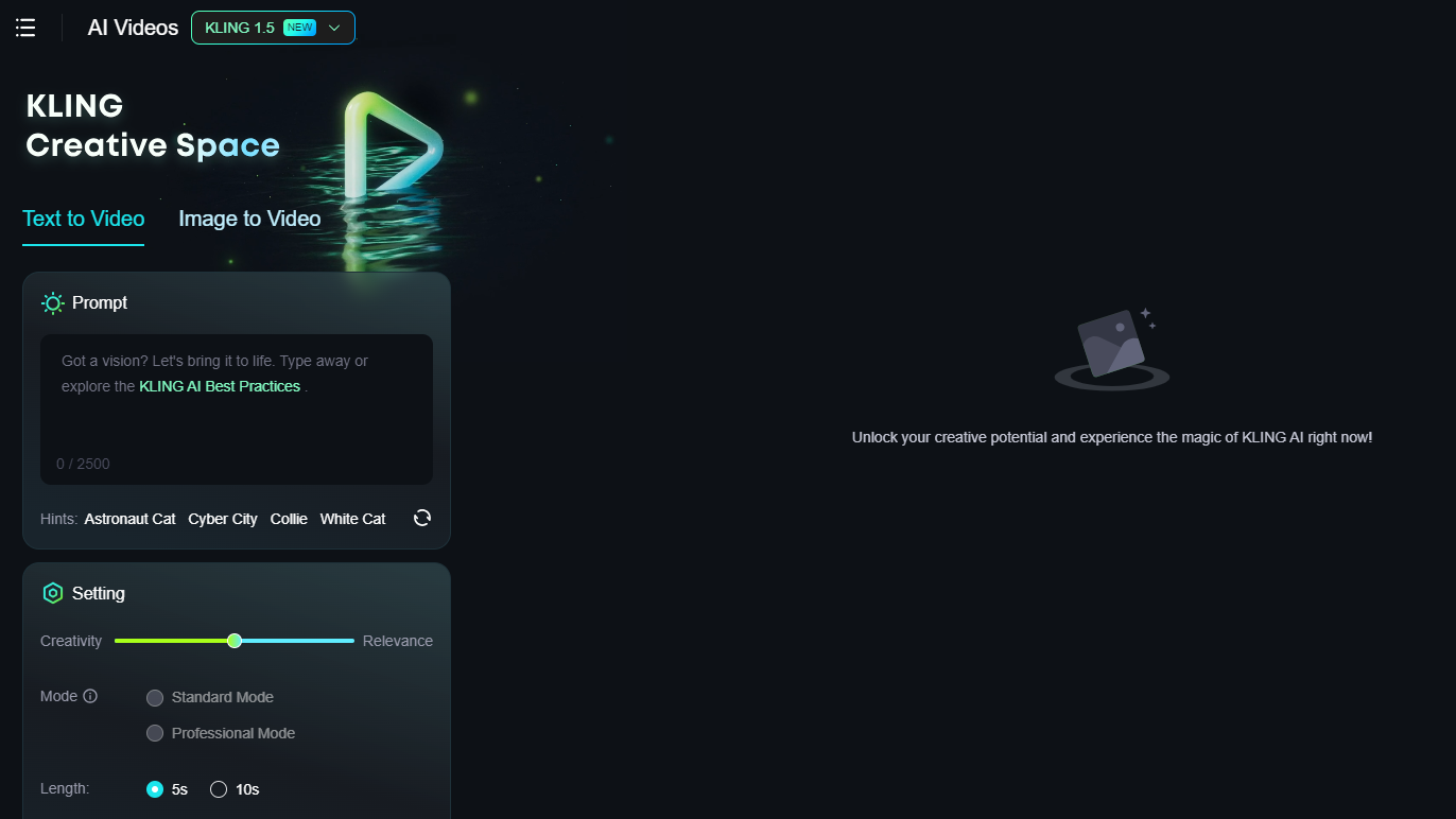 Kling AI 1.5 update