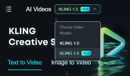 KLING AI 1.5  text-to-video 