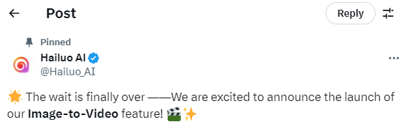https://twitter.com/Hailuo_AI/status/1843614057229873419