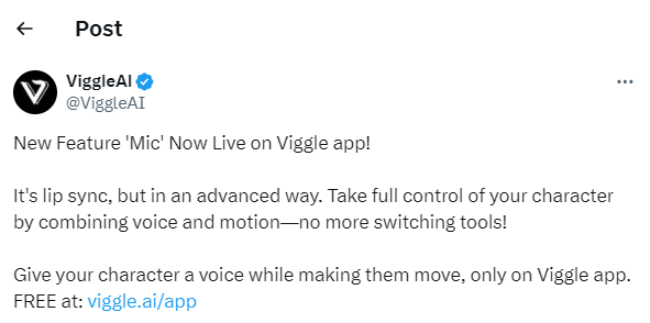 https://twitter.com/ViggleAI/status/1847276450128244798