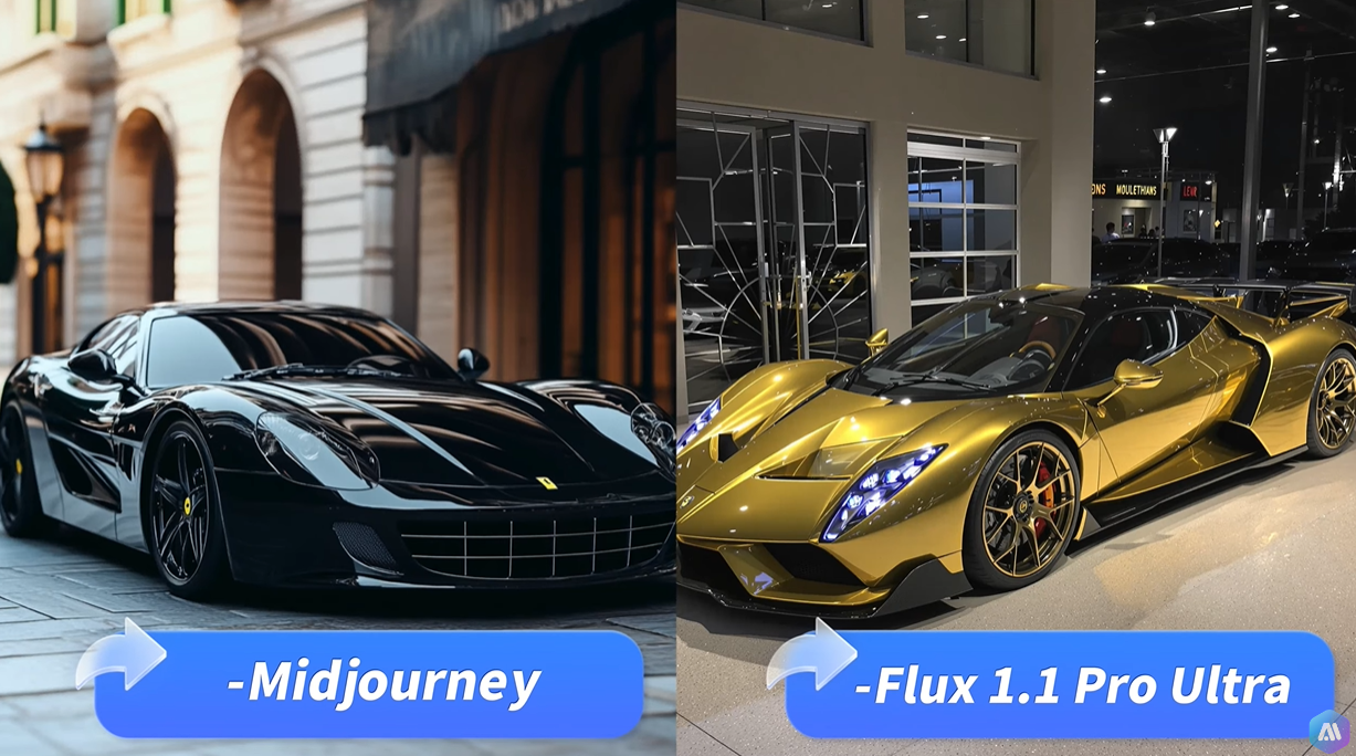Flux 1.1 Pro Ultra VS Midjourney