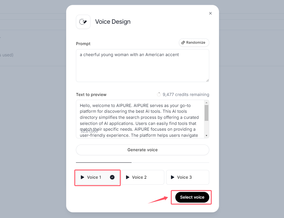 How to use ElevenLabs Voice Design