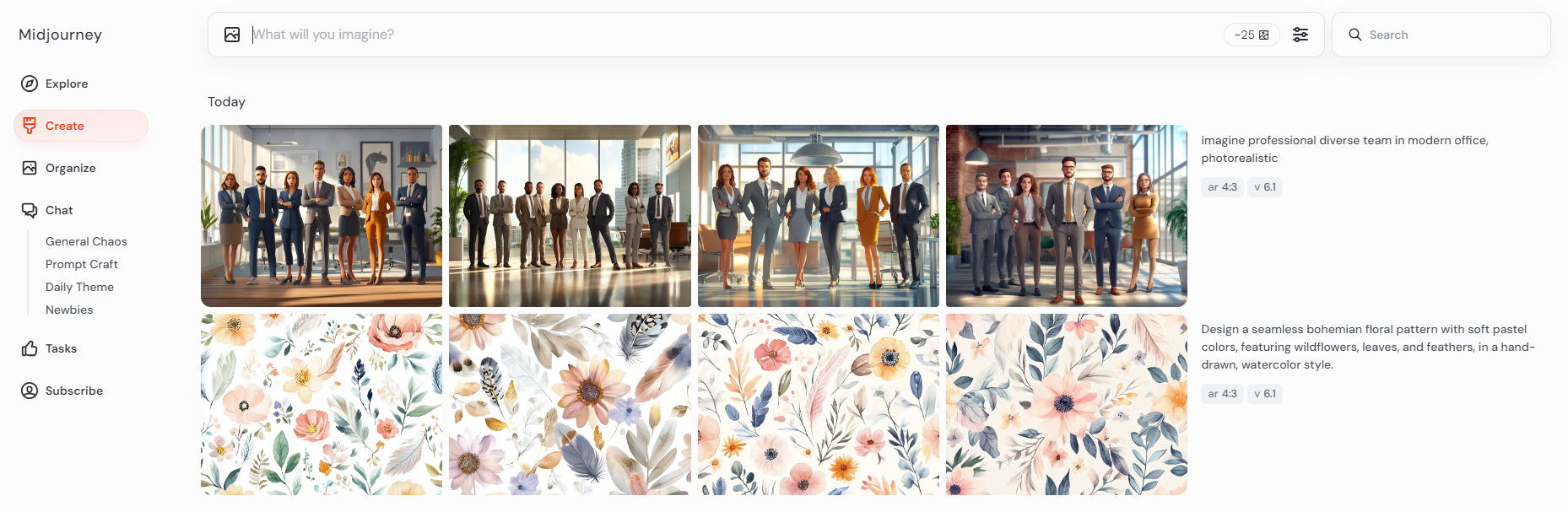 AI-generated images