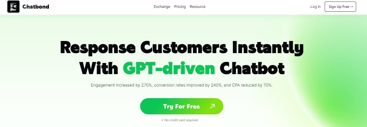 Chatbond - AI Chatbot Builder Review