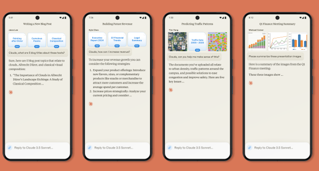 Claude AI Android app