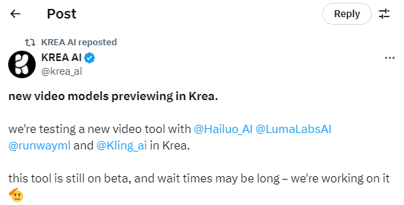 https://twitter.com/krea_ai/status/1844369566237184198
