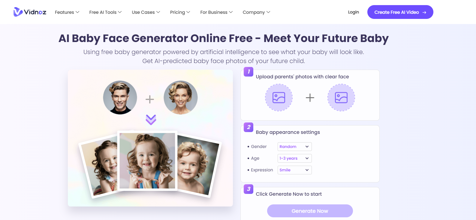 generador de bebés vidnoz