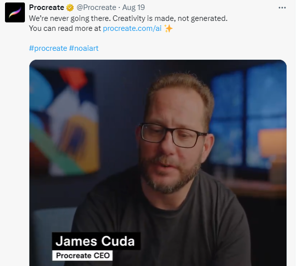 procreate ceo james cuda