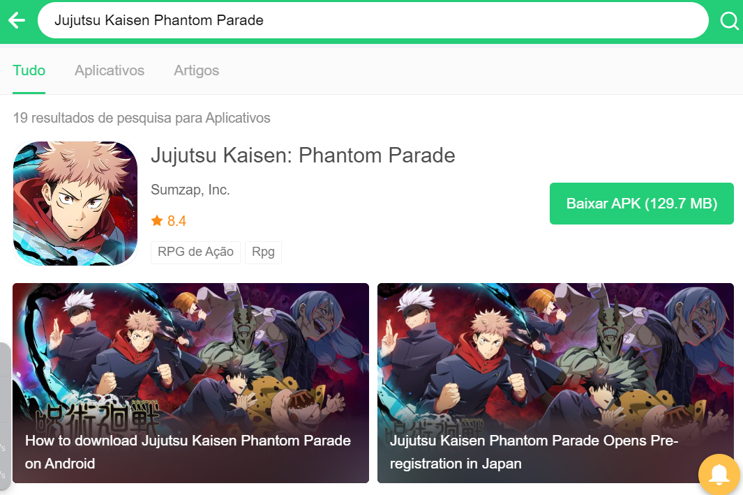 Download Jujutsu Kaisen Phantom Parade APK