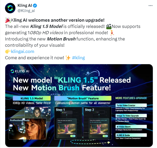 https://x.com/Kling_ai/status/1836615107918598236)