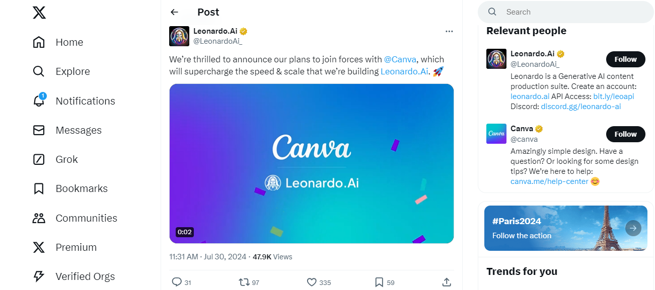 Canva buys Leonardo.AI
