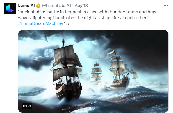 AI video generation