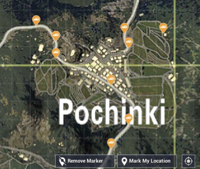 PUBG MOBILE Map Guide - Erangel - Pochinki