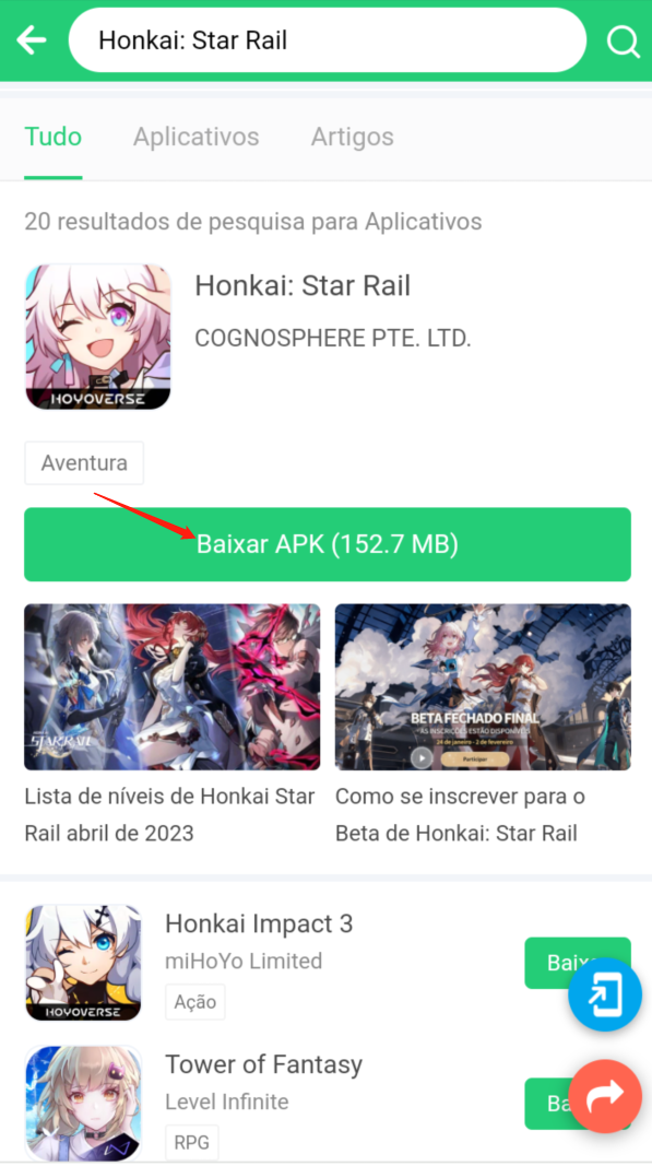 Como baixar Honkai Star Rail no PC e no celular