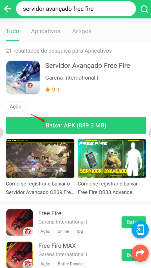 Servidor Avançado OB40 Free Fire