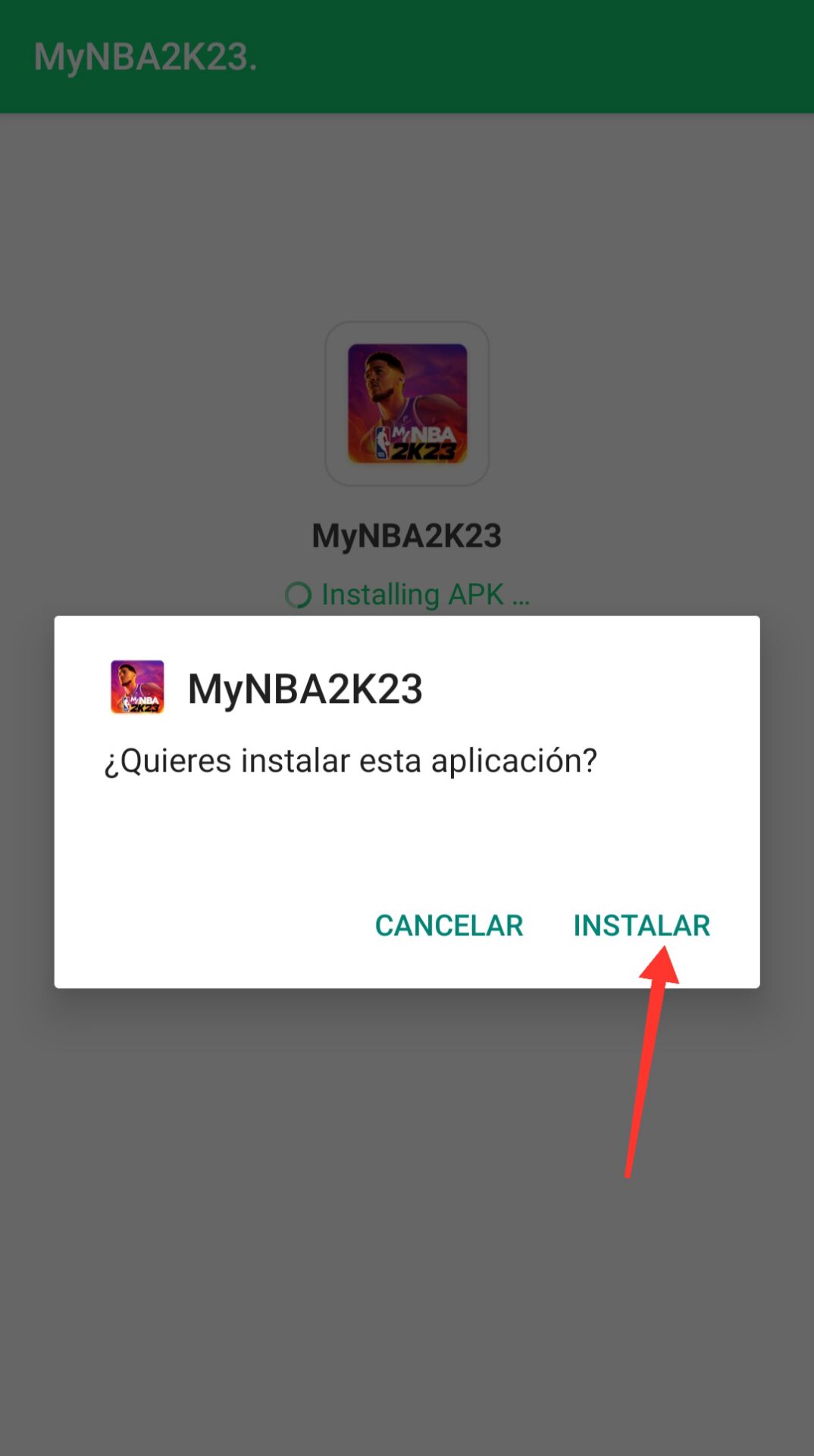 Cómo descargar NBA 2K23 MyTEAM en Android