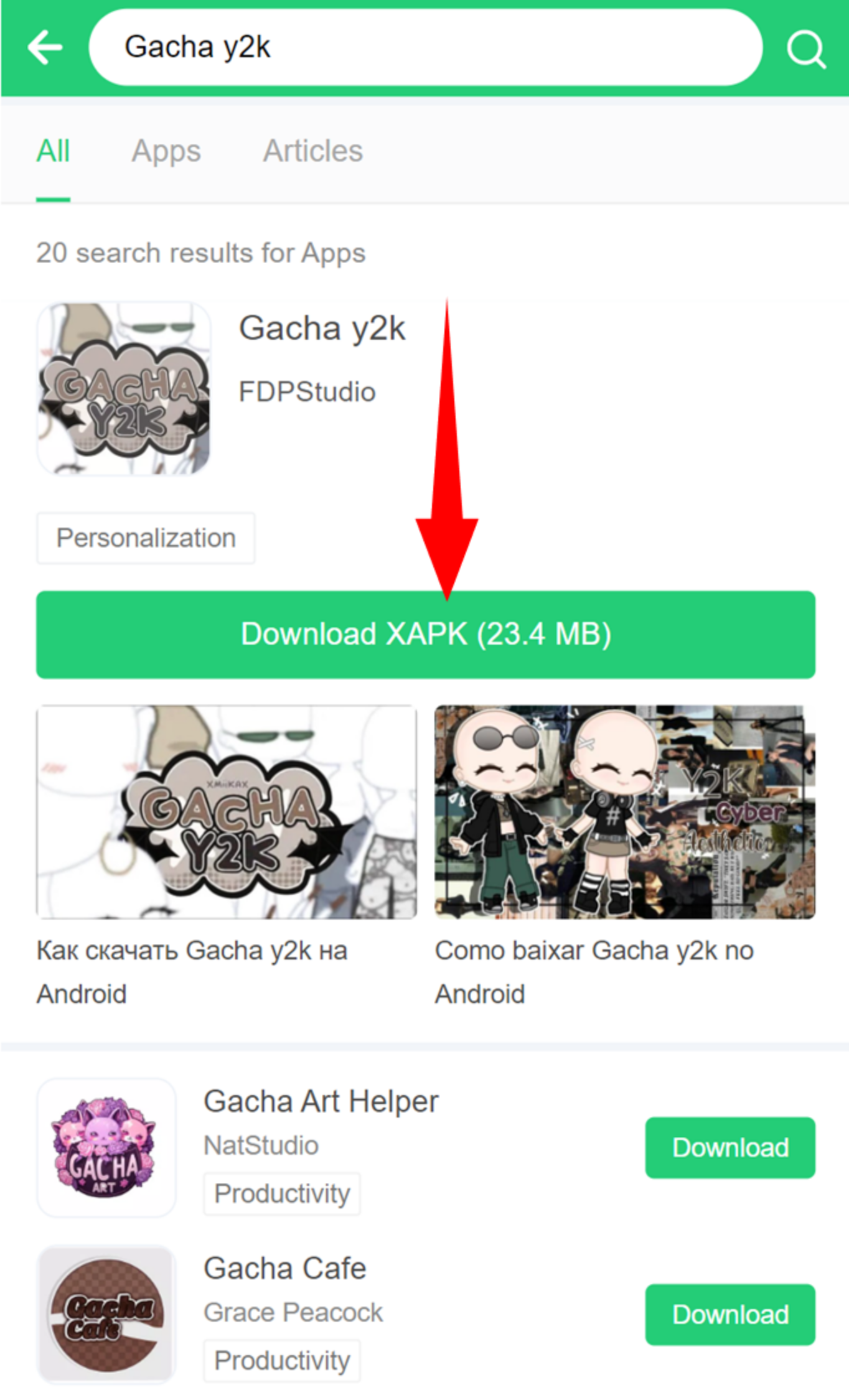 Gacha y2k APK for Android Download